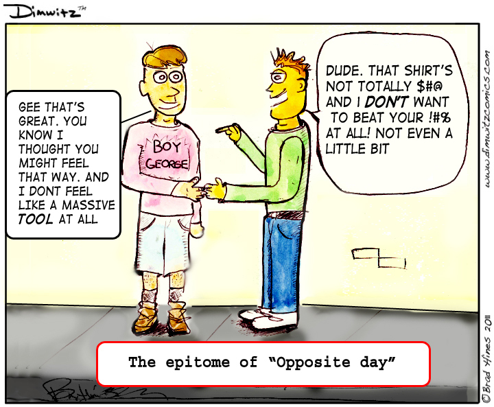 Boy George Dimwitz Comic