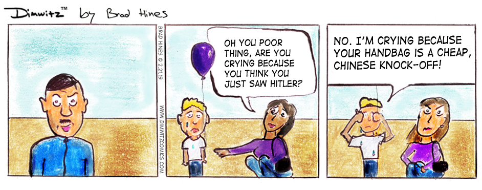 hitler sighting by brad hines dimwitz comics